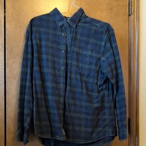 Men's EB Blue Plaid Shirt